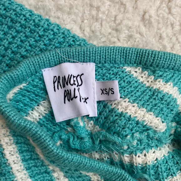 ANTONIA CROCHET MINI DRESS BLUE from Princess Polly - Picture 5 of 5